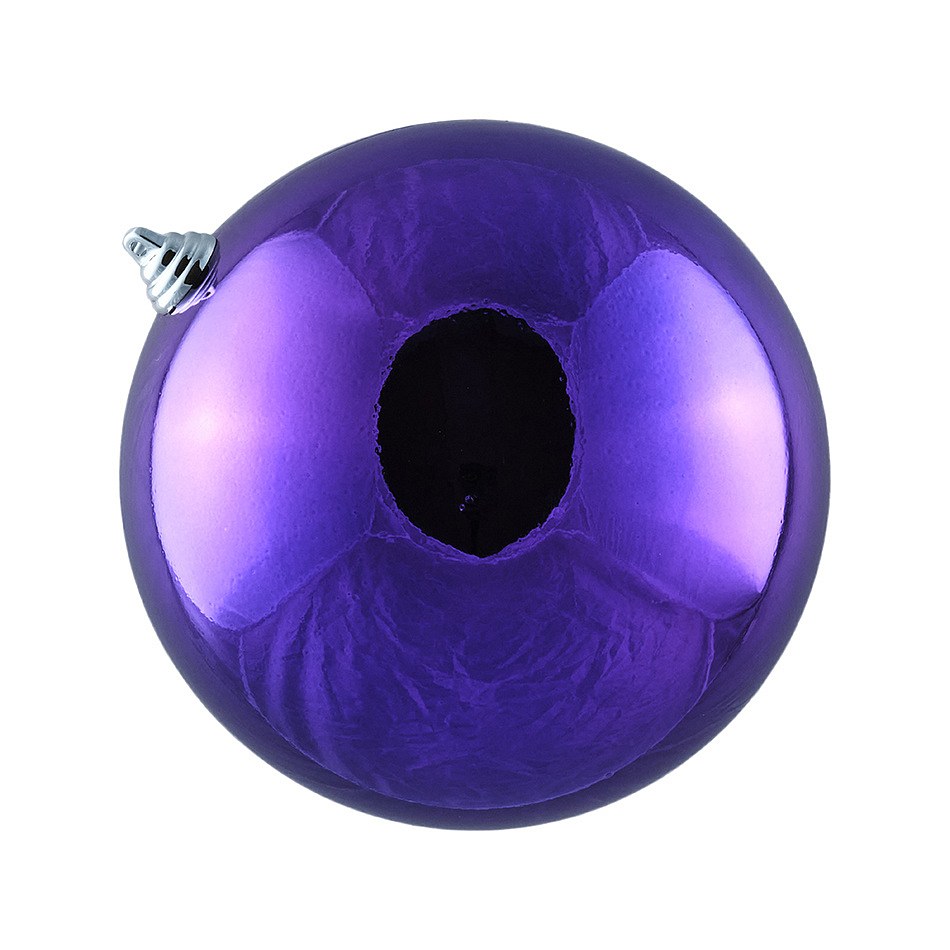Plastová guľa, priem. 20 cm, fialová, lesklá