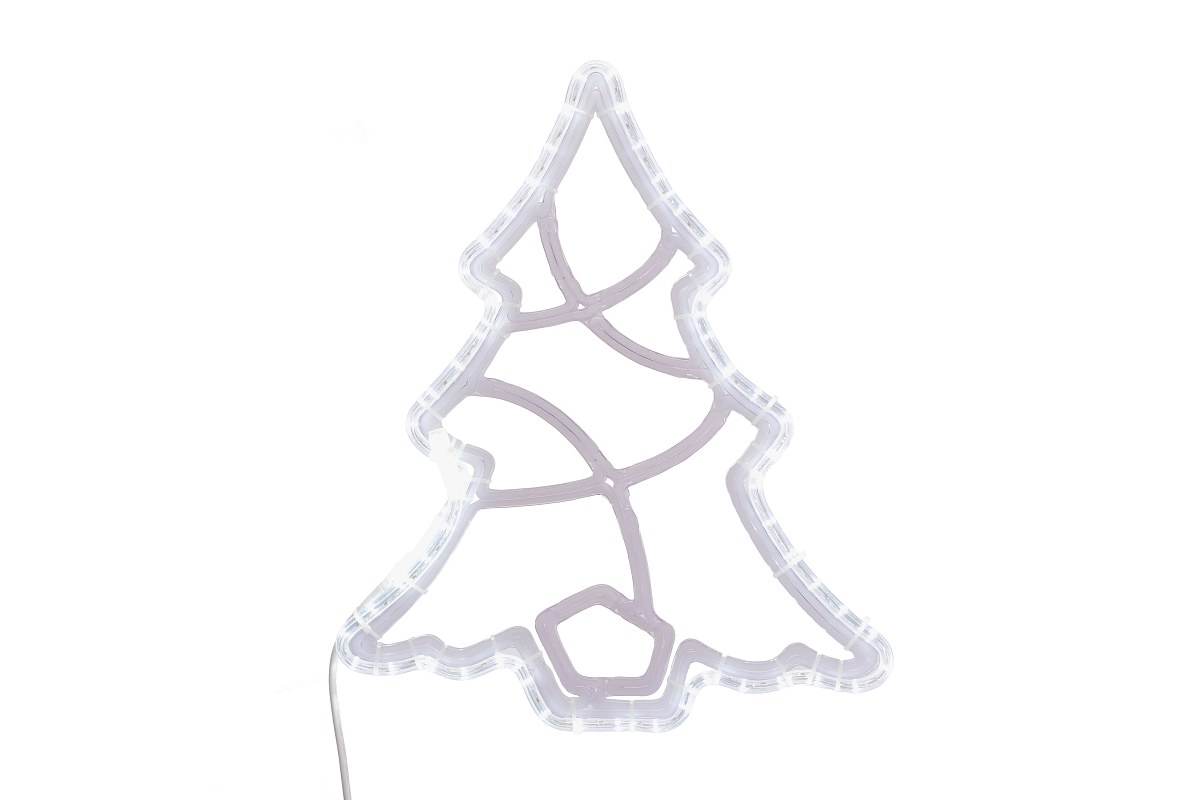 Vánoční stromeček, 30 cm, bílá