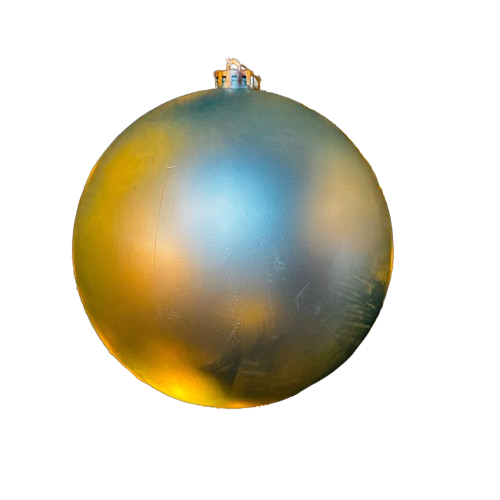 Plastová guľa, priem. 20 cm, svetlo modrá, matná