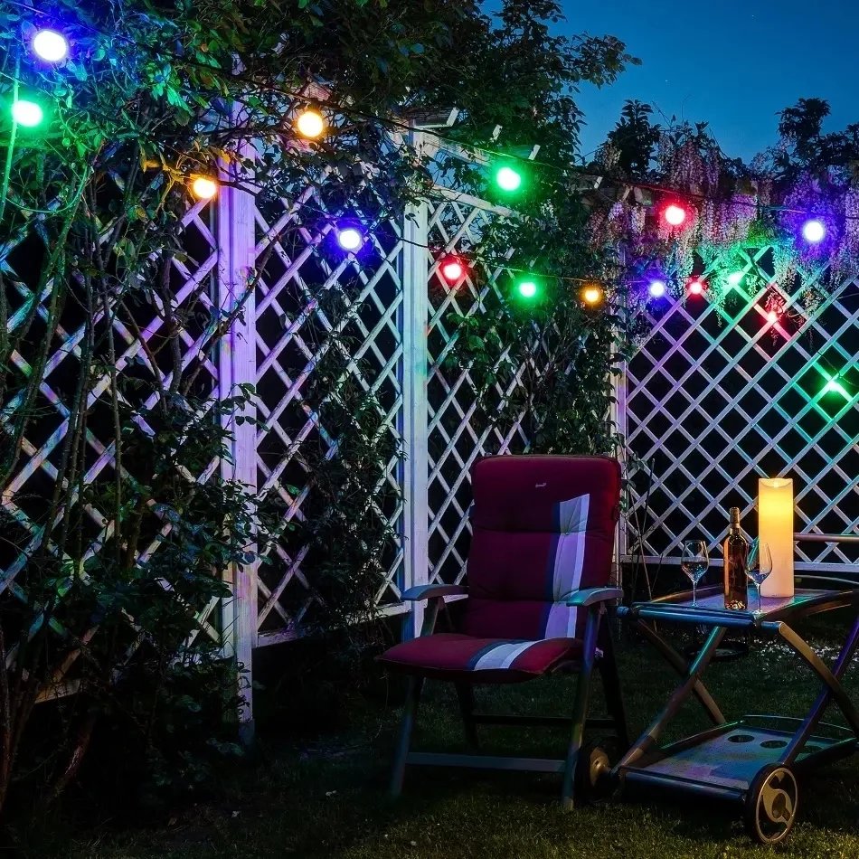 Party osvětlení 5 m, 10 barevných LED, IP44