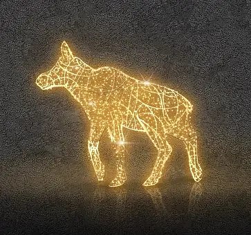 LED světelné losí mládě 210 x 240 x 55 cm, 36V, 30,2W, 35kg, 3 díly, WS2B (kopie)