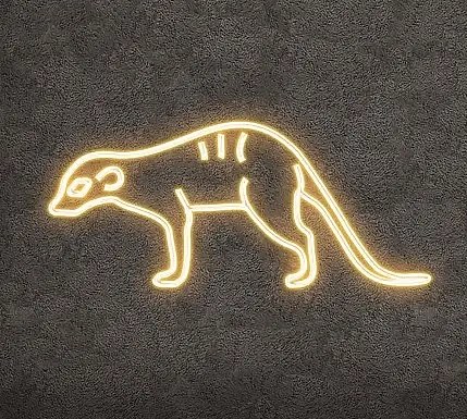 2D LED světelná Surikata III, 120 x 55 cm, teple bílá, 36 V, 10 W, ze 2 dílů