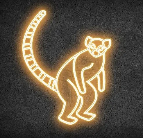 2D LED světelná lemur 1, 100 x 130 cm, teple bílá,36 V, 17,9 W, ze 2 dílů