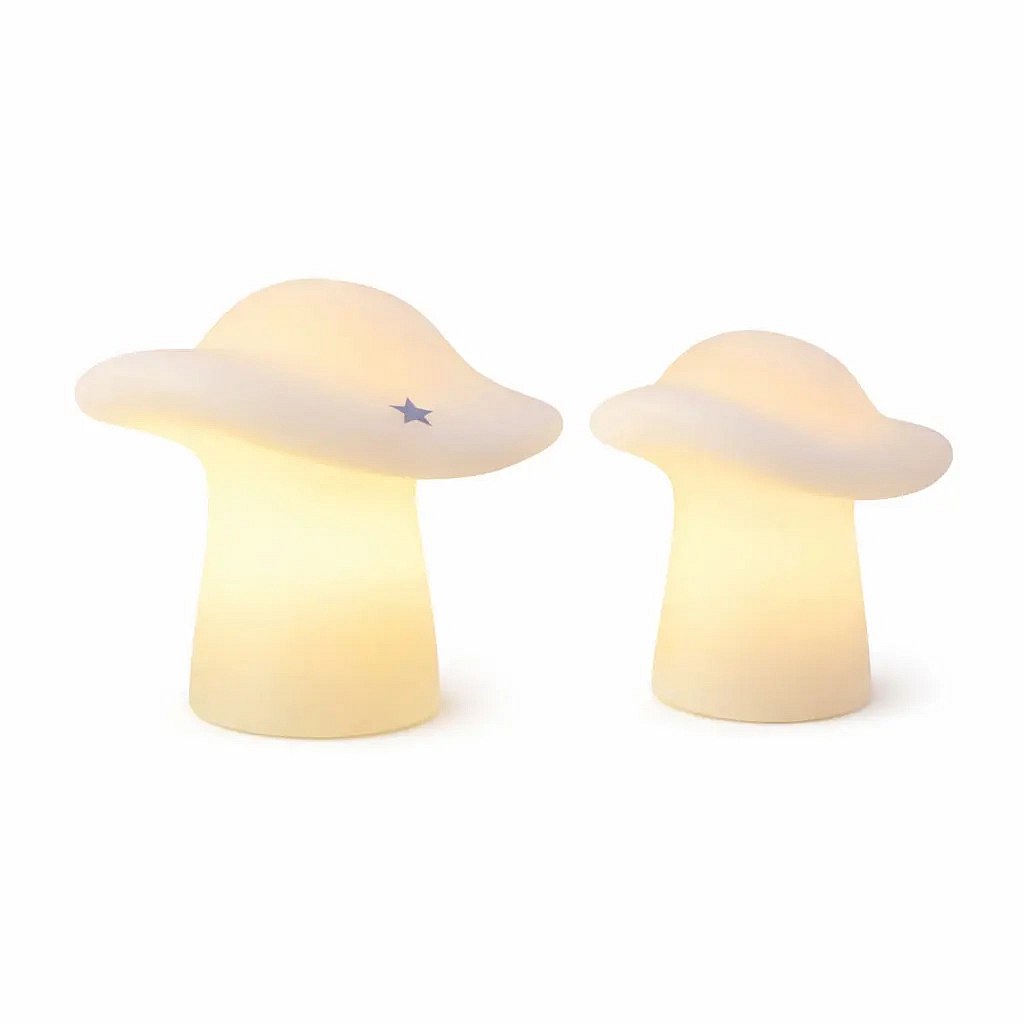 LED svíčky z pravého vosku na baterky houby, bílá, sada 2 ks, 8,5 a 9 cm, CR2032