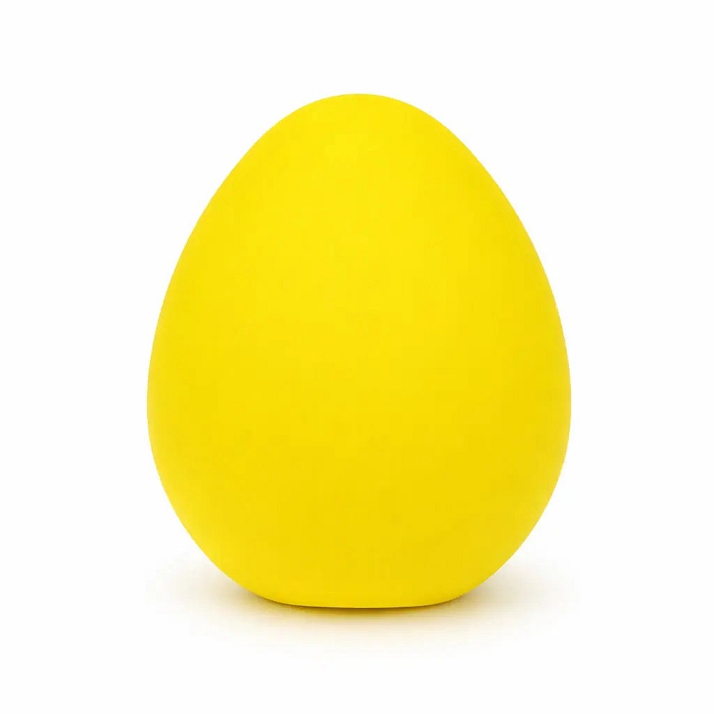 Velikonoční dekorace vajíčko, 15 cm, žluté, plast, venkovní