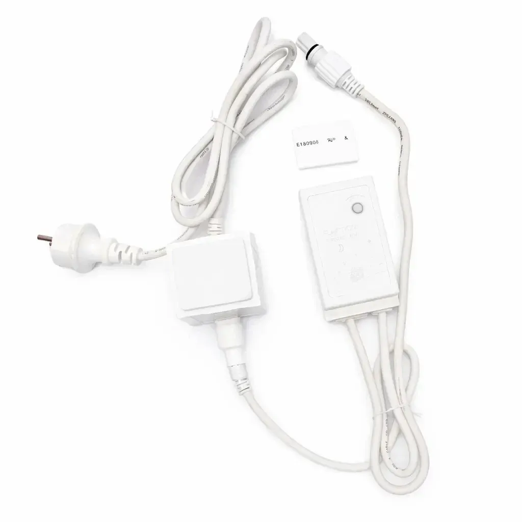 Easy Fix transformátor 36 W, venkovní bílý kabel IP44, pro WFT3, WF204 a WF206, animační program
