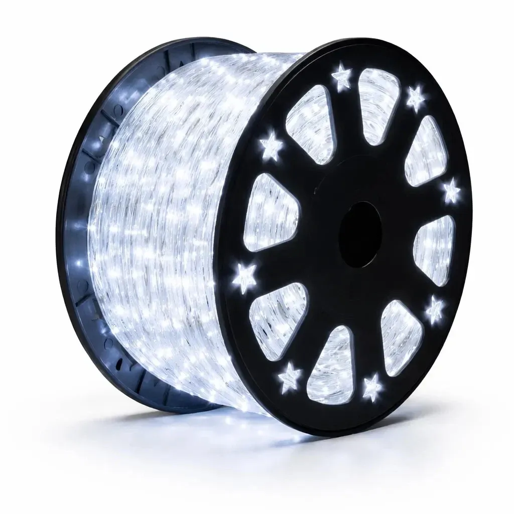 Easy Fix světelná LED hadice venkovní 1 m ledově bílá s FLASH, 36 V, 30 diod, IP44, metráž