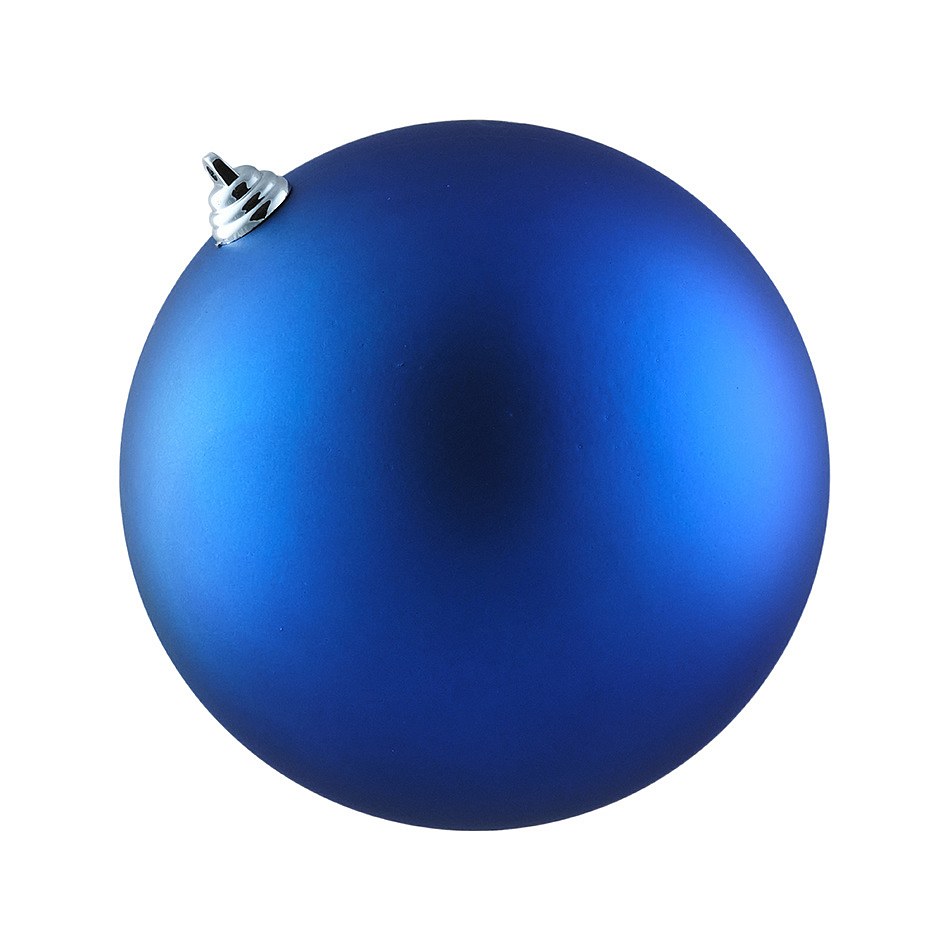 Plastová guľa, priem. 20 cm, modrá matná