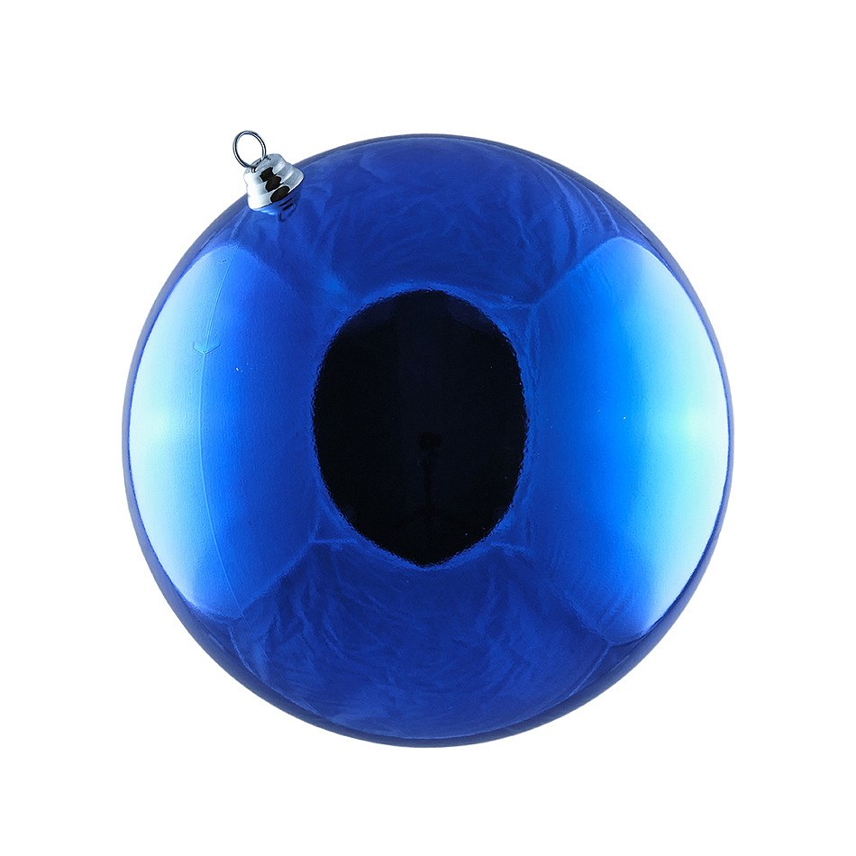 Plastová guľa, priem. 40 cm, modrá, lesklá