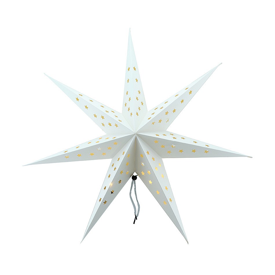 3D Vianočná hviezda s LED diódami, 60 cm