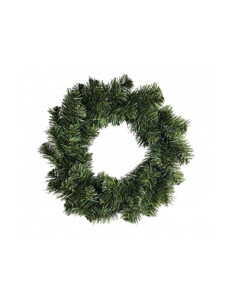 Vianočný veniec zelený, vonkajší priem. 30 cm, vnútorný priem. 15 cm
