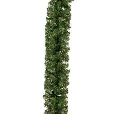 3D umelý vianočný veniec z borovicového ihličia 300 × 20 cm, zelený