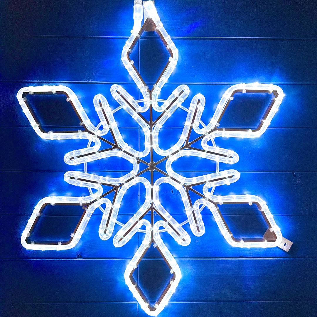 Easy Fix 2D LED svetlo IX, 65 × 65 cm, ľadovo biela, závesné