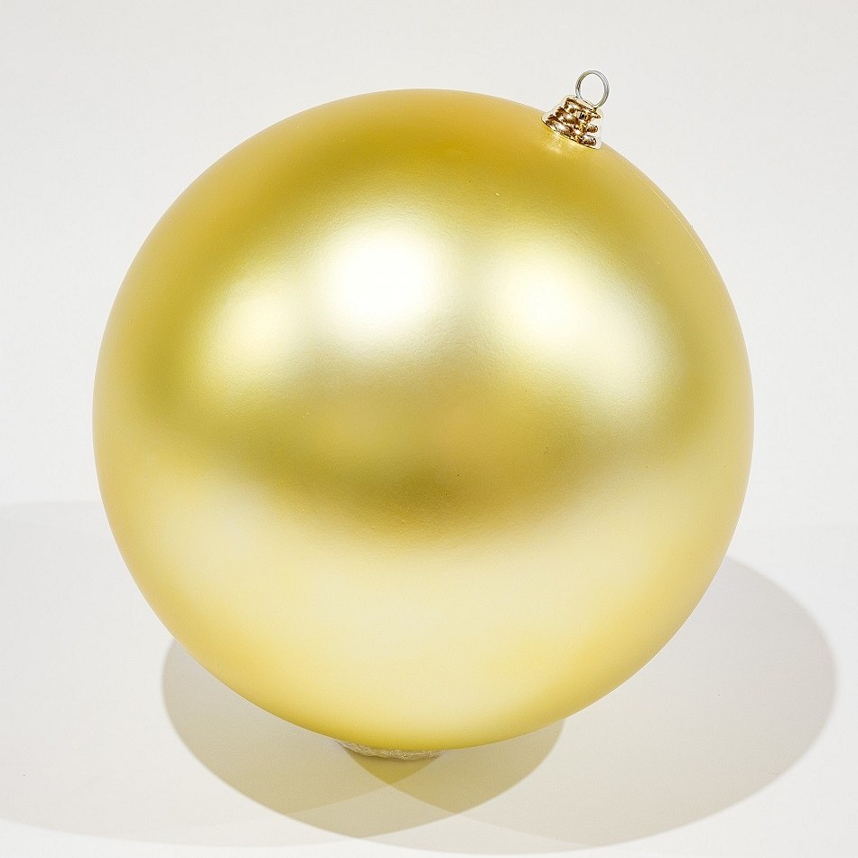 Plastová guľa, priem. 40 cm, zlatá, matná