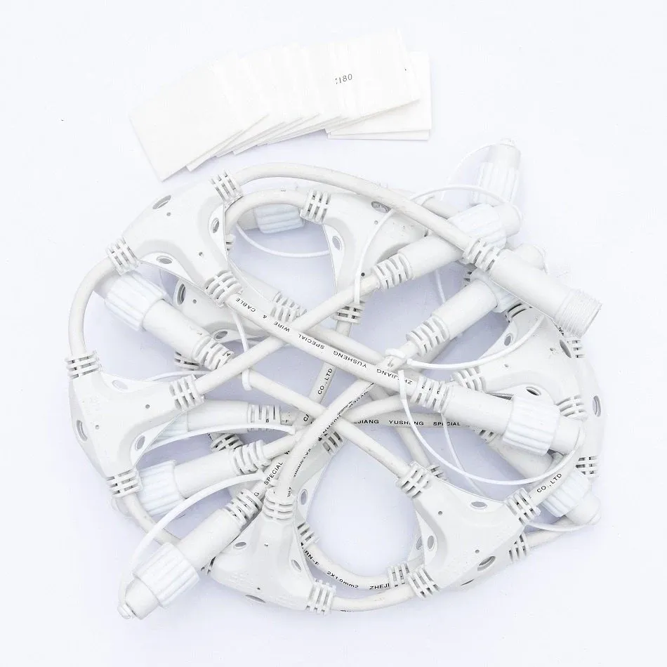 Rozbočovač Easy Fix T, 7 výstupov, biely, IP67