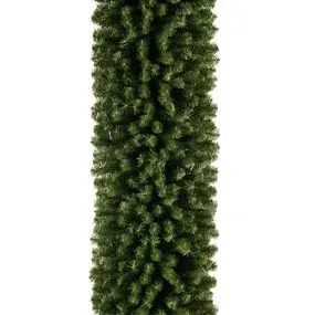 3D umelý vianočný veniec z borovicového ihličia 100 × 40 cm, zelený