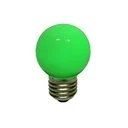 LED žiarovka LBE, zelená, 6 diód, pätica E27, IP44