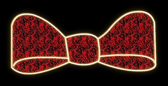 Easy Fix 2D LED svetelná stuha VI., 74 × 33 × 3 cm, teplá biela, na zavesenie, 3D tlač