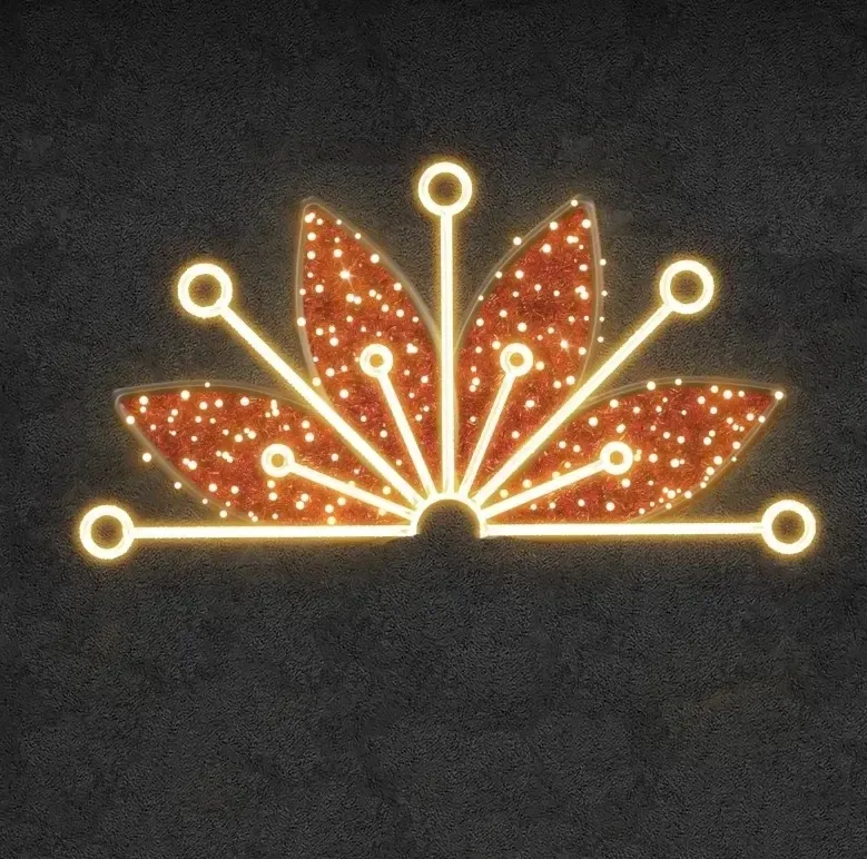 Easy Fix 2D LED svetlo s polovičnou hviezdou, 150 × 300 cm, teplá biela, závesné, 3D tlač