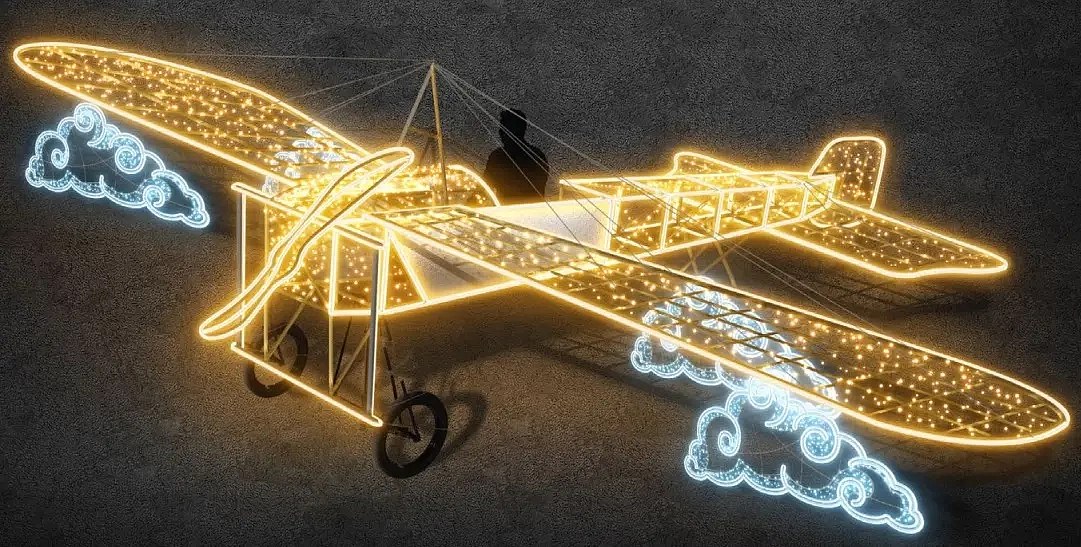 Svetelná rovina Eco Fix 3D LED, 590 × 195 × 640 cm, teplá biela, stojaca, hliník