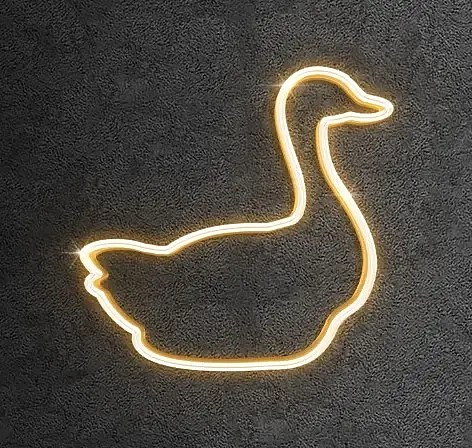 Svetelná kačica Eco Fix 2D LED, 115 × 110 cm, teplá biela, stojaca, hliník