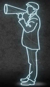 Eco Fix 2D LED svetelný muž s tlačiarňou, 100 × 210 × 60 cm, ľadovo biely, závesný, 3D tlač