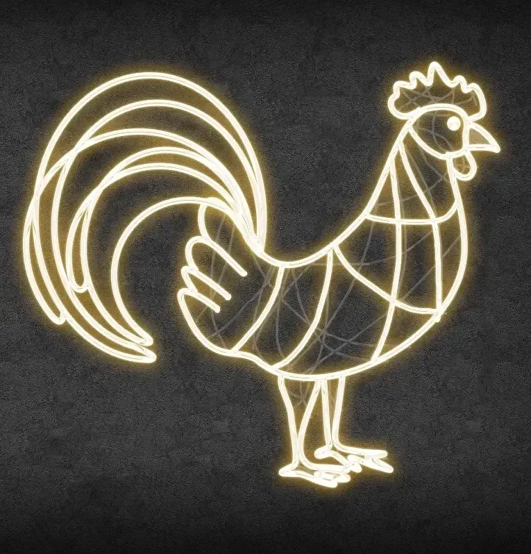 Svetelný kohútik Easy Fix 2D LED, 90 × 90 cm, teplá biela, stojaci, 3D tlač, hliník