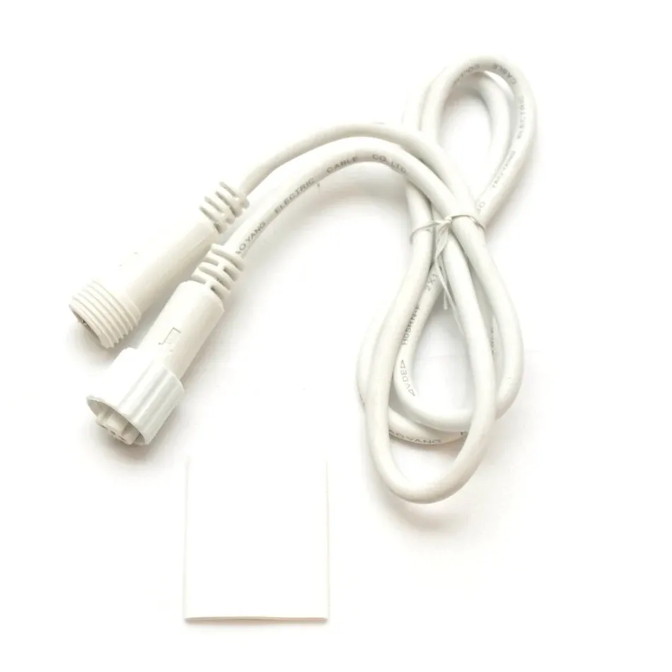 Predlžovací kábel Easy Fix, 0,5 m, biely, IP67