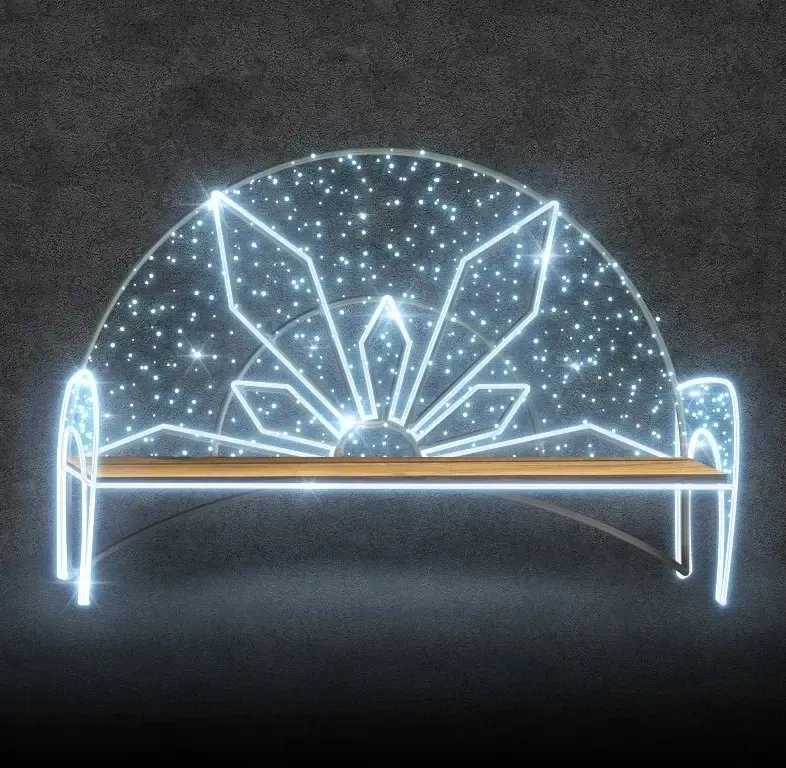 Svetelná lavica Eco Fix 3D LED s polovičným plavákom, 210 × 150 × 50 cm, ľadovo biela s bleskom, 36 V, 38,8 W, 18,6 kg