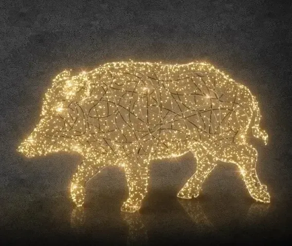 Eco Fix 2D LED svetlo diviak, WF, teplá biela, hliník