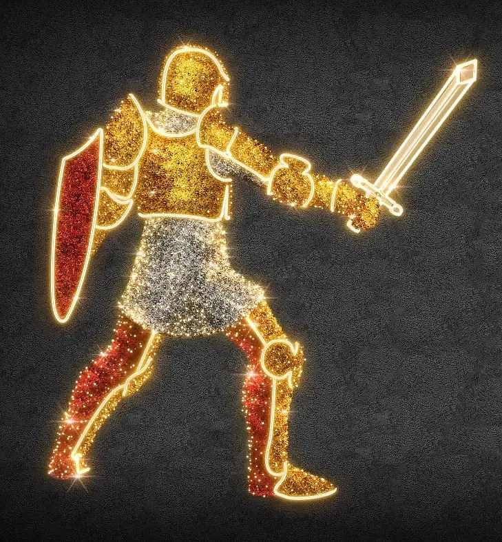 Eco Fix 2D LED svetlo knight V, WI, teplá biela, hliník