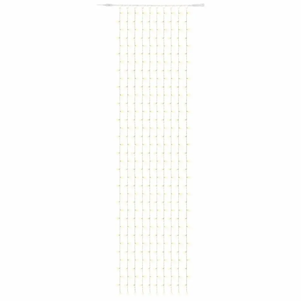Easy Fix LED svetelná girlanda na vonkajšie použitie, 100 × 1200 cm, teplá biela s efektom FLASH, 1200 LED diód, biely kábel, IP67, predlžovací