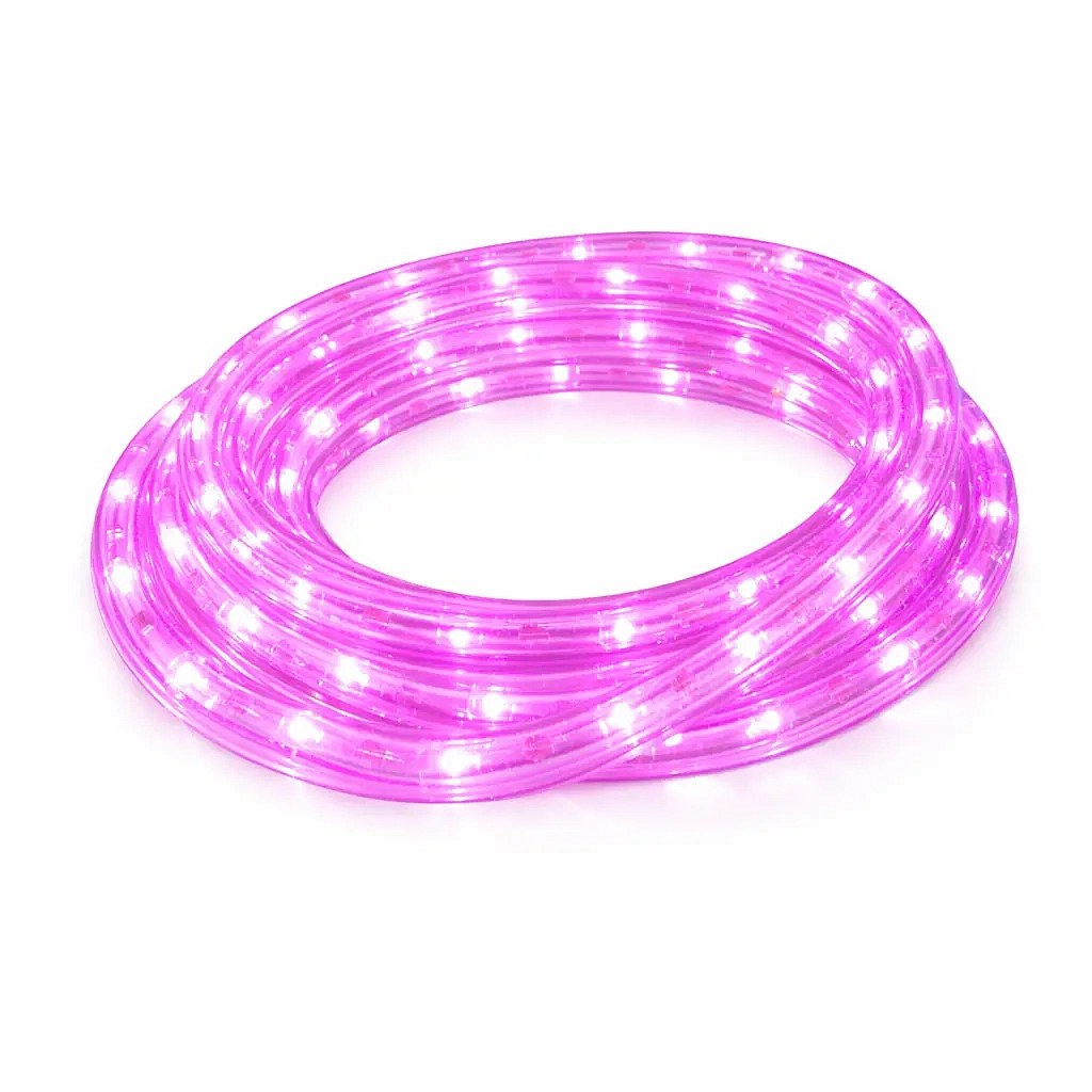 Easy Fix LED hadica na vonkajšie použitie, 1 m, ružová, 30 LED diód, IP44, predávaná na metre