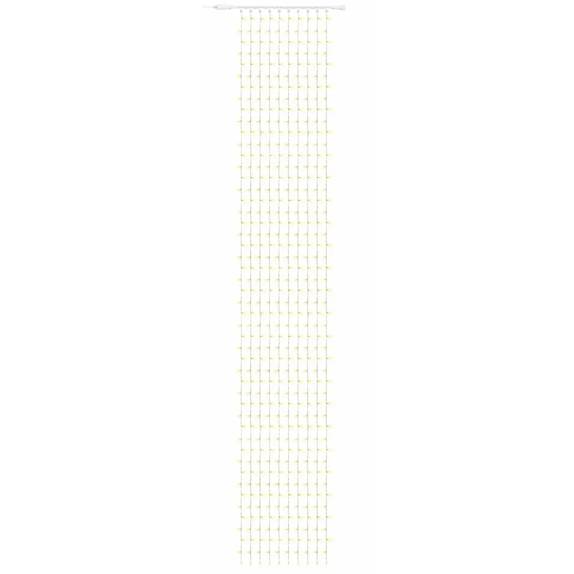 Easy Fix LED svetelná girlanda na vonkajšie použitie, 100 × 800 cm, teplá biela, 700 LED diód, biely kábel, IP67, predlžovací