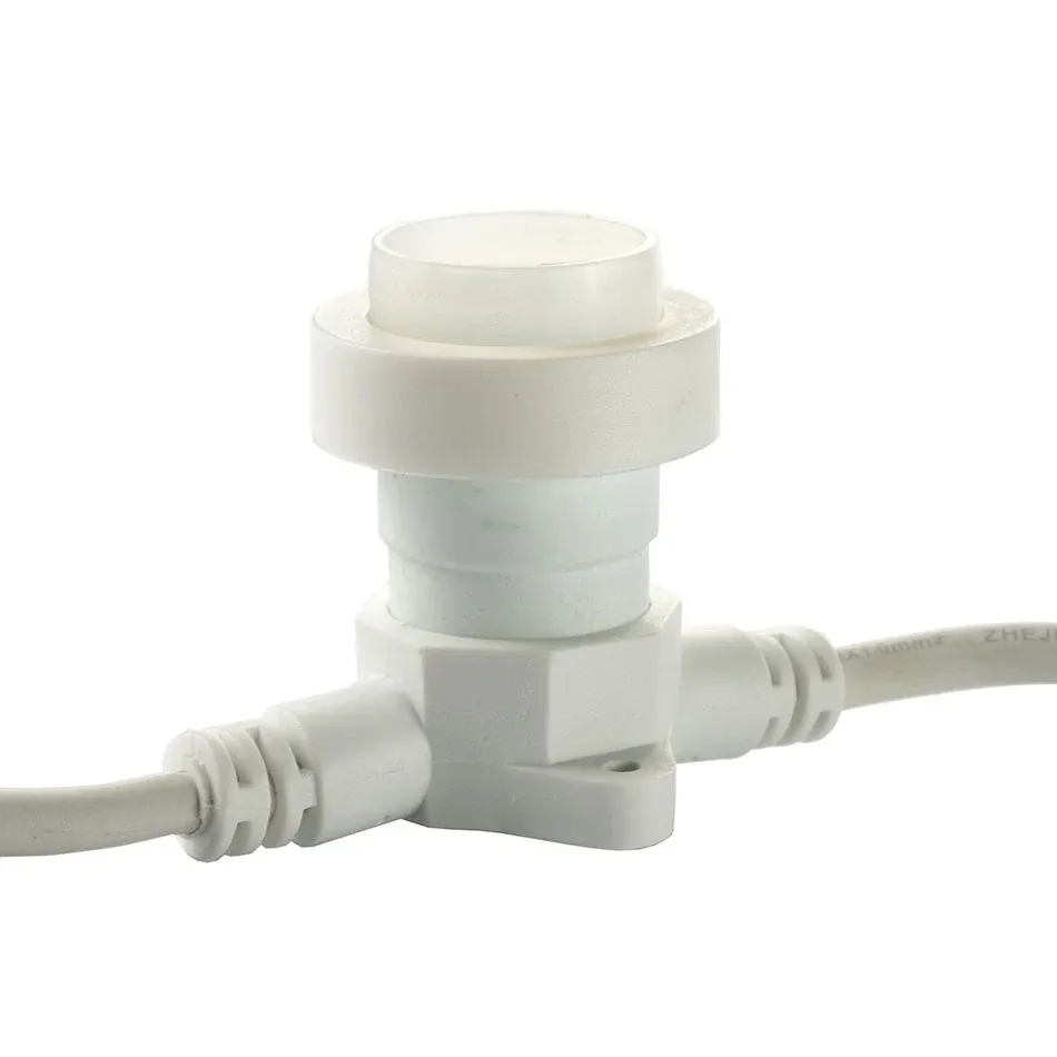 Držiak Easy Fix pre žiarovky s päticou E27, 0,3 m, 1 držiak, IP67, biela farba