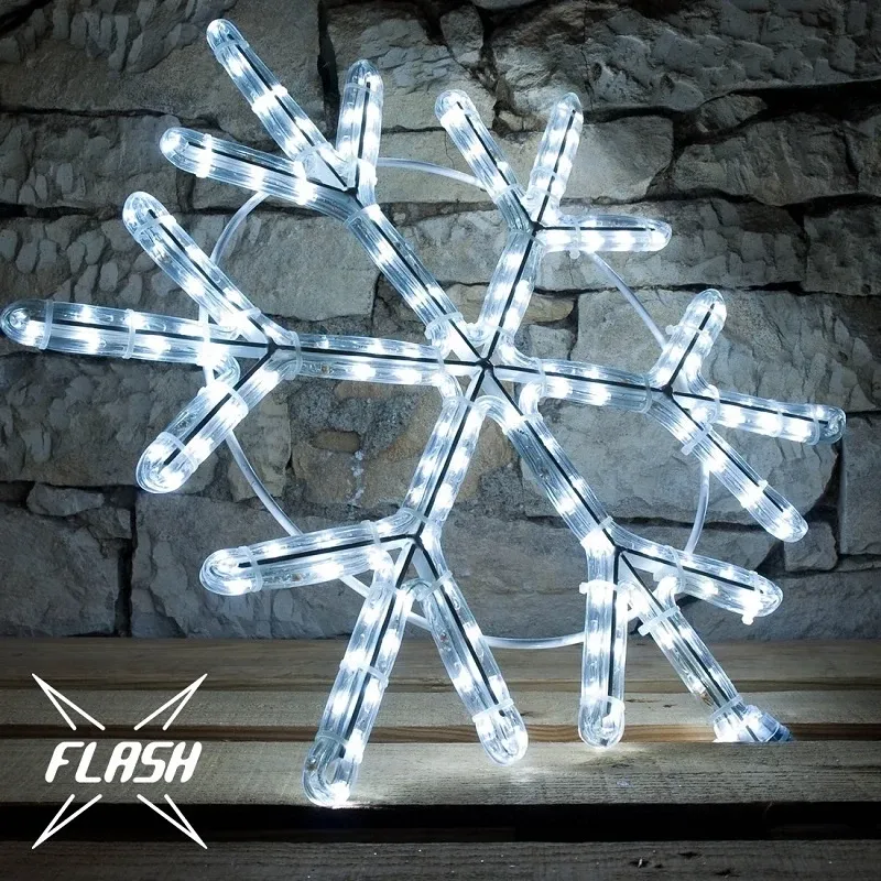 Easy Fix 2D LED svetlo VII., Ø 60 cm, ľadovo biele s FLASH, závesné, IP67