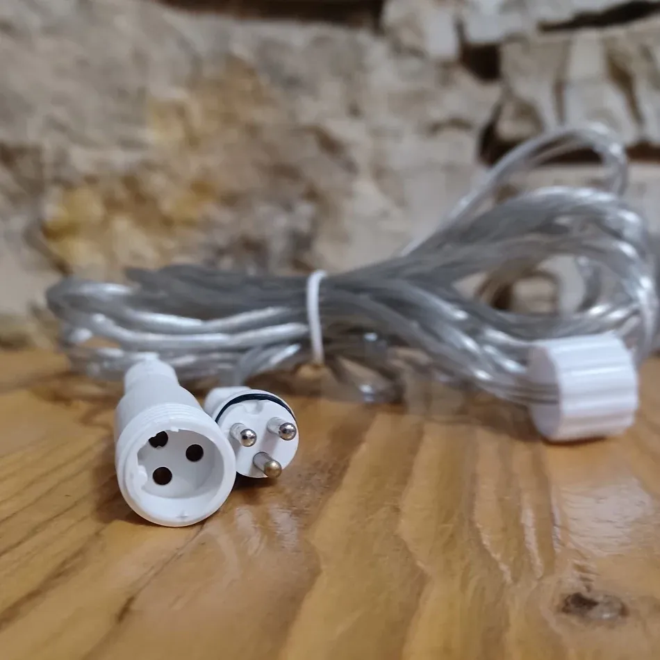Predlžovací kábel hobby linky 5 m transparentný IP44