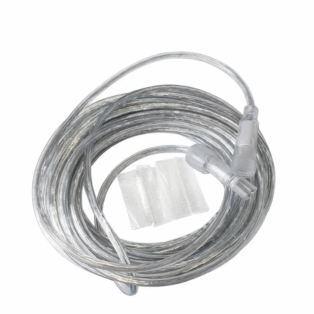 Predlžovací kábel Easy Fix 10 m, priehľadný kábel s krytím IP20