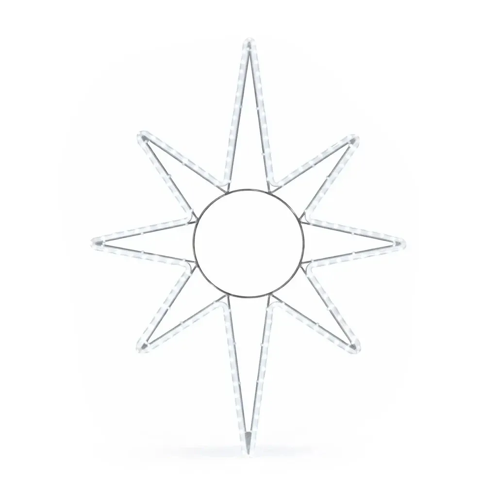 Easy Fix 2D LED hviezdicové svetlo X., 67 × 100 cm, ľadovo biela, závesné, hliník