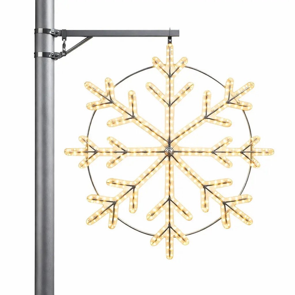 Súprava LED svetelných zdrojov Easy Fix 2D na verejné osvetlenie Ø 80 cm, teplá biela, hliník