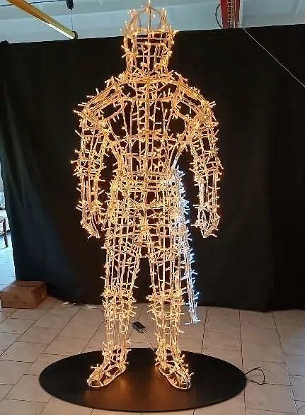 Eco Fix 2D LED svetlo rytier teplá biela, hliník