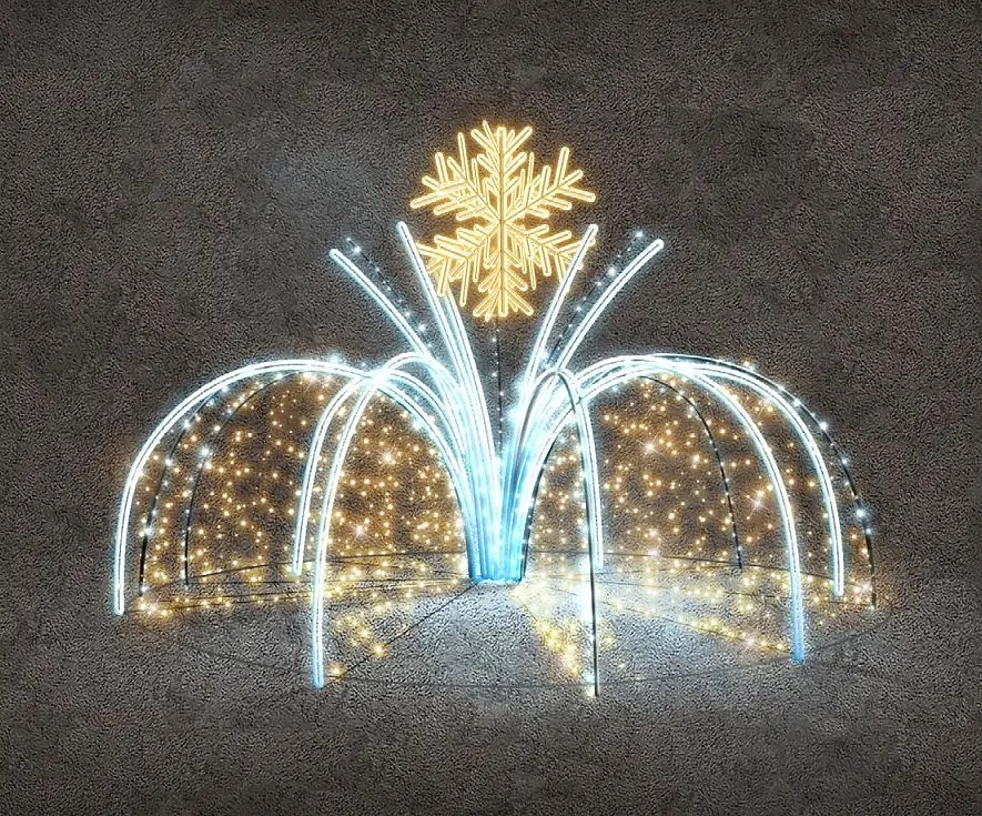 Svetelná fontána LED, d. 500 cm