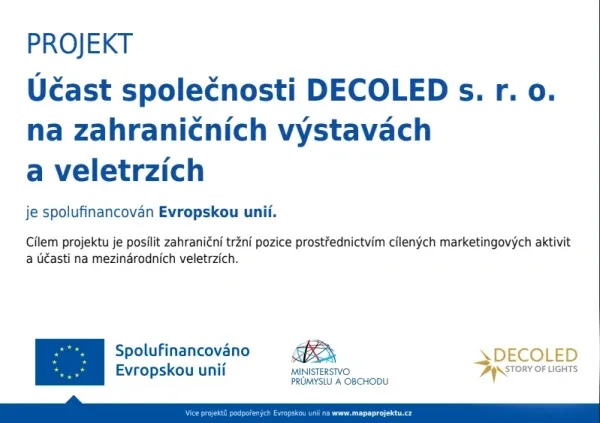 DECOLED na výstavě DECOLED na výstavě