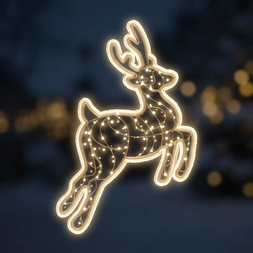 Eco Fix 2D LED svetelný sob, v skoku, závesný, 100 × 105 × 5 cm, ľadovo biely, 3D tlač, transparentný