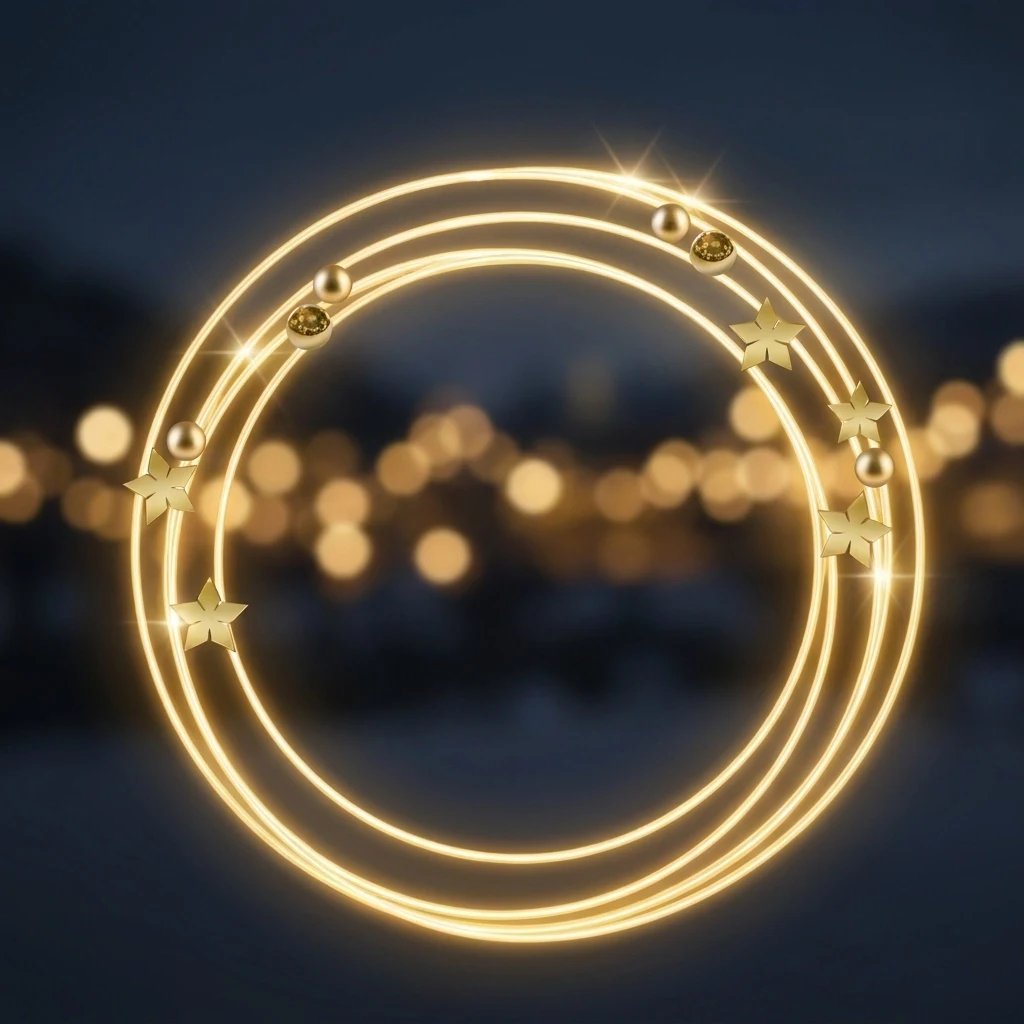 Svetelný disk LED, 250 cm d.p.m., teplá biela