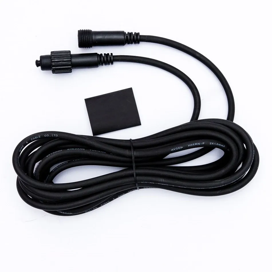 Predlžovací kábel Easy Fix, 5 m, čierny, IP67