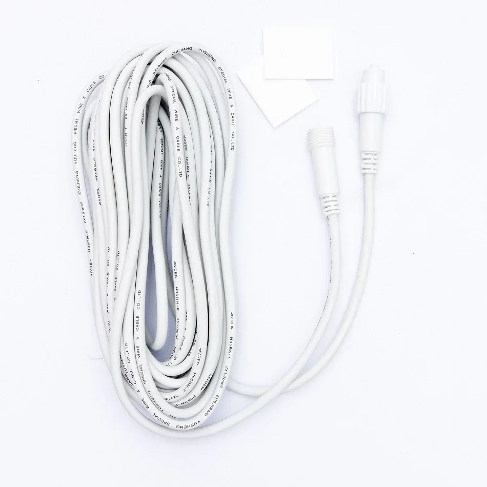 Predlžovací kábel Easy Fix 10 m, biely, IP67