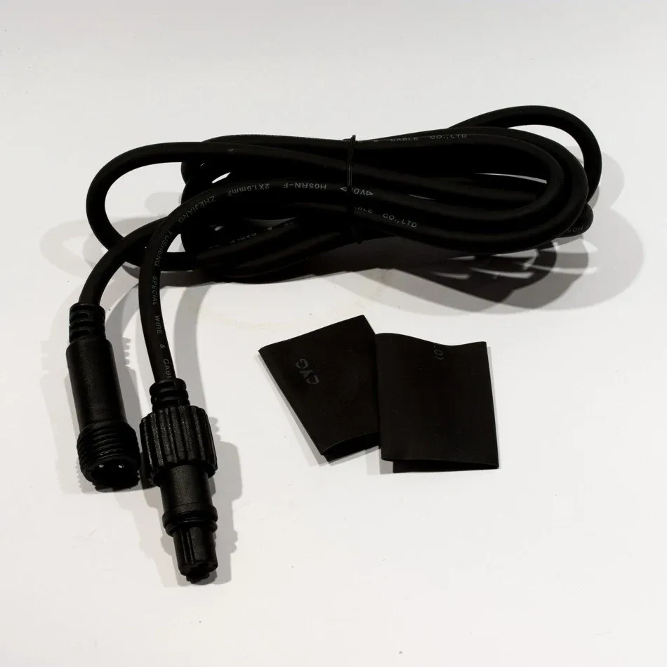Predlžovací kábel Easy Fix 2 m, čierny, IP67