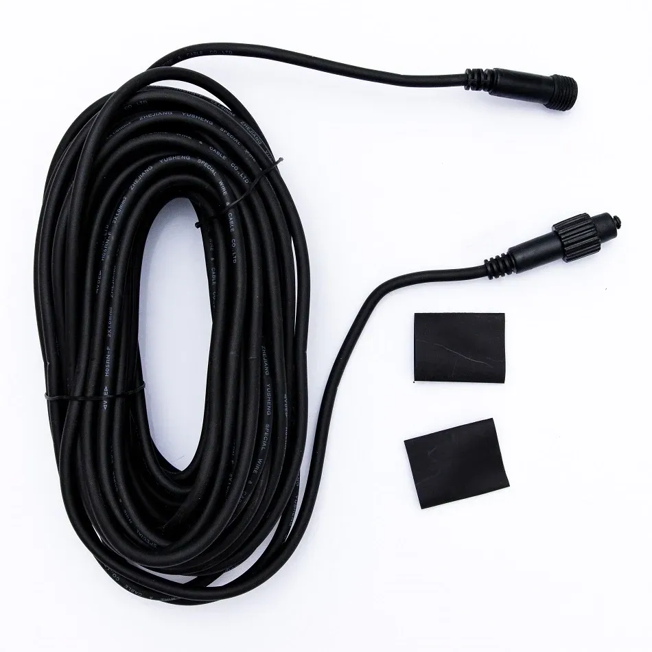 Predlžovací kábel Easy Fix 20 m, čierny, IP67