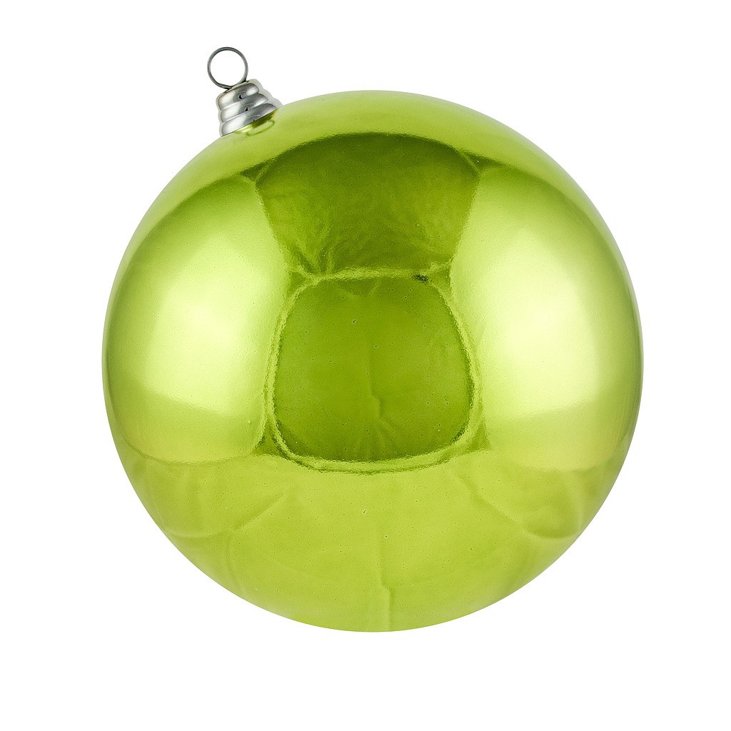 Plastová guľa, priem. 30 cm, zelená, lesklá